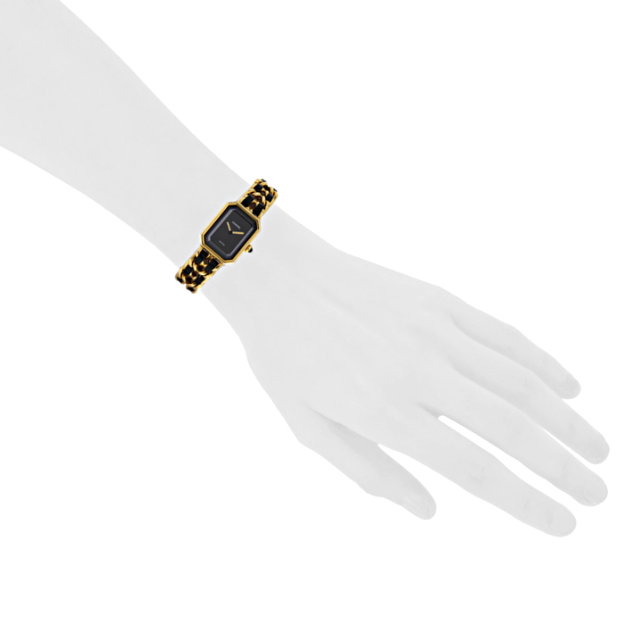Chanel Première  size M watch in gold plated Ref:  Premiére Circa  1990 - Detail D1