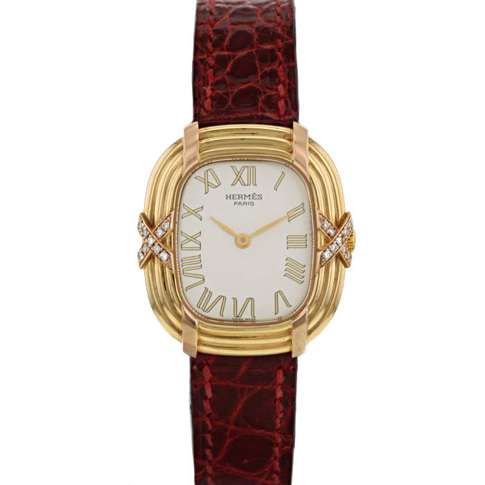 Montre Hermes en or Vers  1990