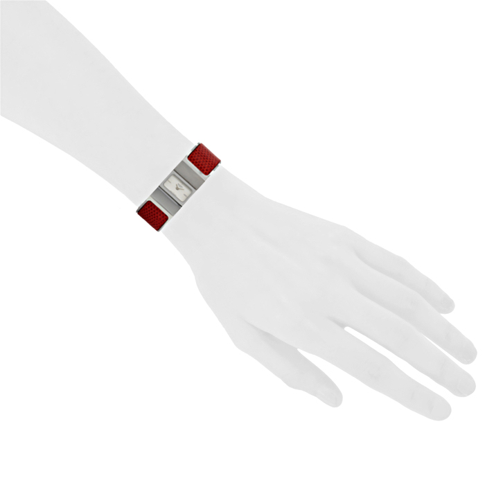 Hermes Loquet watch in stainless steel Ref: L01.201 Circa 2000 - Detail D1