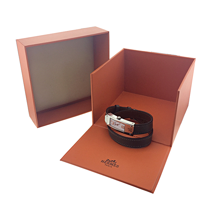 Reloj Hermes Kelly 2 wristwatch de acero Ref :  KT1.210 Circa  2000 - Detail D2