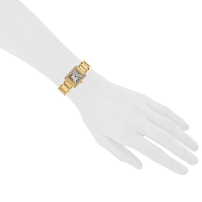 Orologio Cartier Tank Française in oro giallo Ref :  2385 Circa  2000 - Detail D1