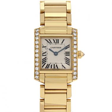 Orologio Cartier Tank Française in oro giallo Ref :  2385 Circa  2000