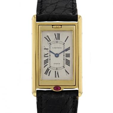 Orologio Cartier Tank Basculante in oro giallo Circa  1980