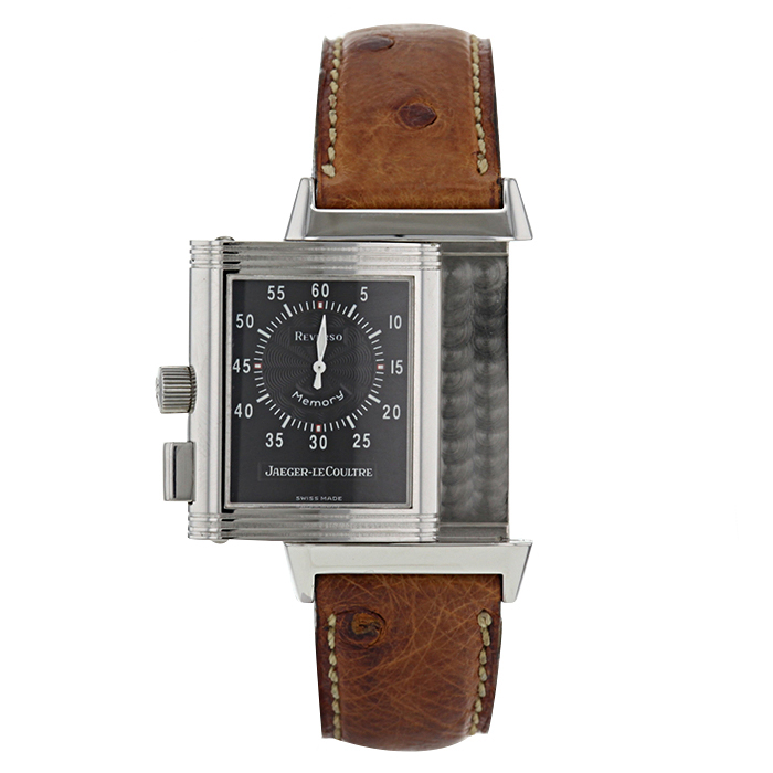 Reloj Jaeger Lecoultre Reverso de acero Ref :  255882 Circa  2000