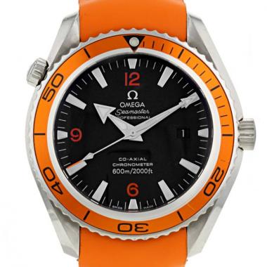 Montre Omega Planet Ocean en acier Vers  2010