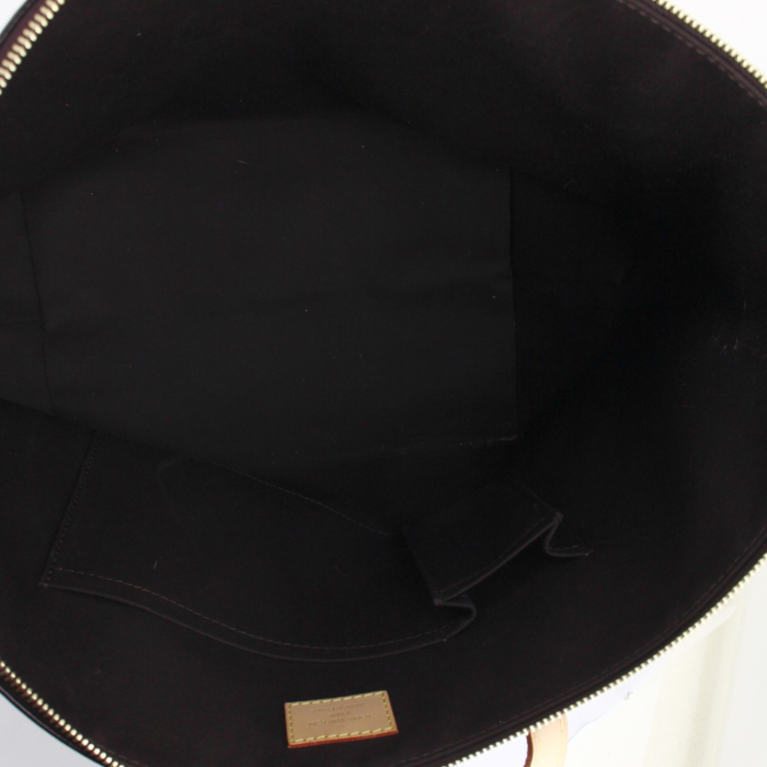 Borsa Bellevue in pelle verniciata monogram viola - Detail D2