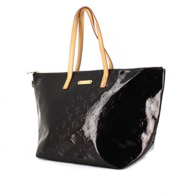 Sac à main Louis Vuitton Bellevue en cuir vernis monogram violet