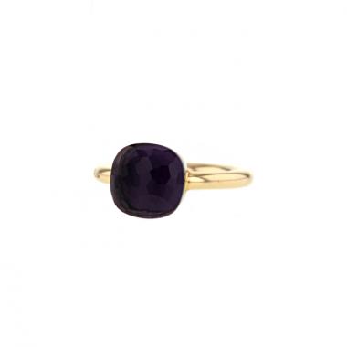 Bague Pomellato Nudo en or rose et améthyste