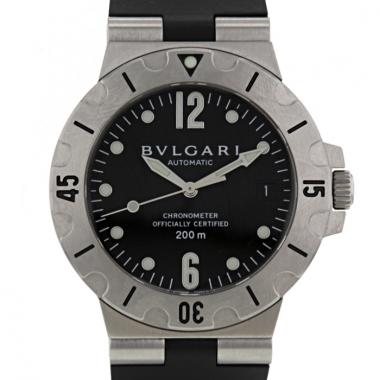 Montre Bulgari Scuba en acier Ref :  SD38SG Vers  2000