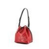 Bolso de mano Louis Vuitton petit Noé modelo pequeño en cuero Epi rojo y negro - 00pp thumbnail