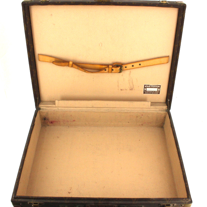 Louis Vuitton briefcase in monogram canvas and natural leather - Detail D2