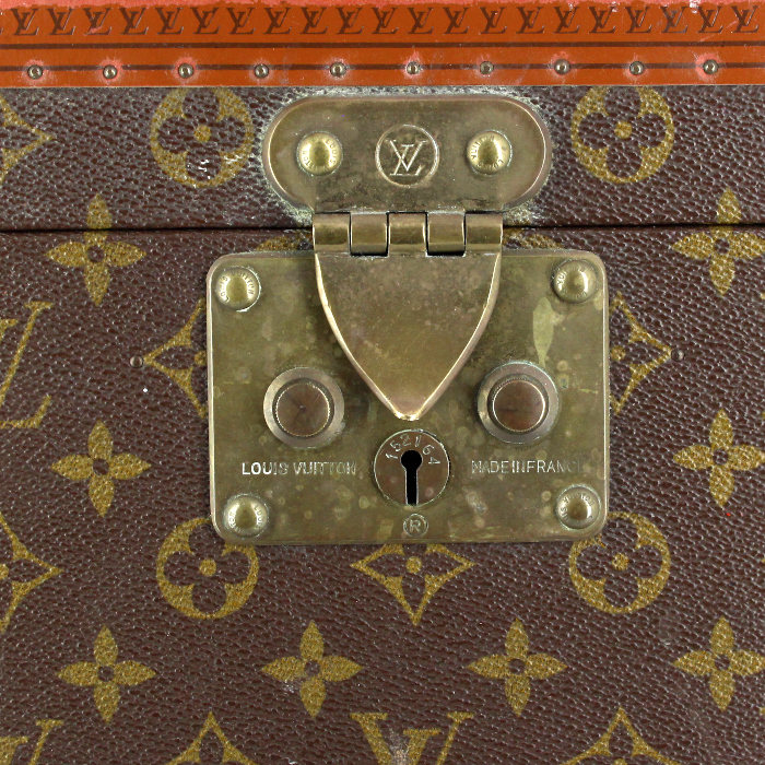 Louis Vuitton vanity case in monogram canvas and natural leather - Detail D4