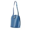 Louis Vuitton Cluny handbag in blue epi leather - 00pp thumbnail