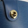 Borsa Louis Vuitton Cluny in pelle Epi blu - Detail D4 thumbnail