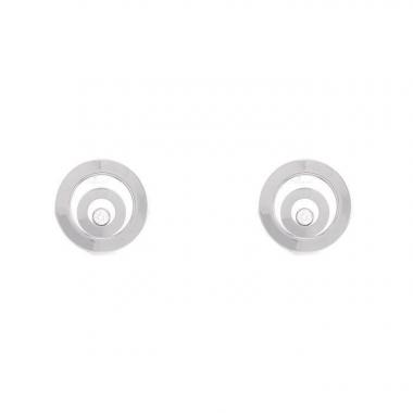 Orecchini Chopard Happy Spirit in oro bianco e diamanti