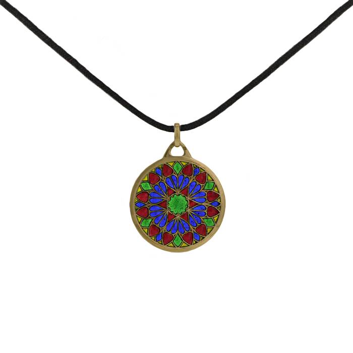 Pendentif Groupe Sanguin En Argent 800 Et émail Vintage - Années 70, Fabriqué En Italie