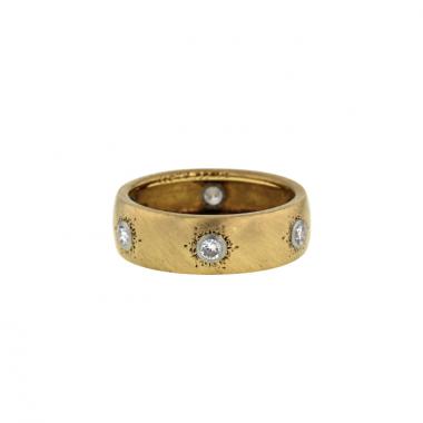 Bague Buccellati en or jaune et diamants
