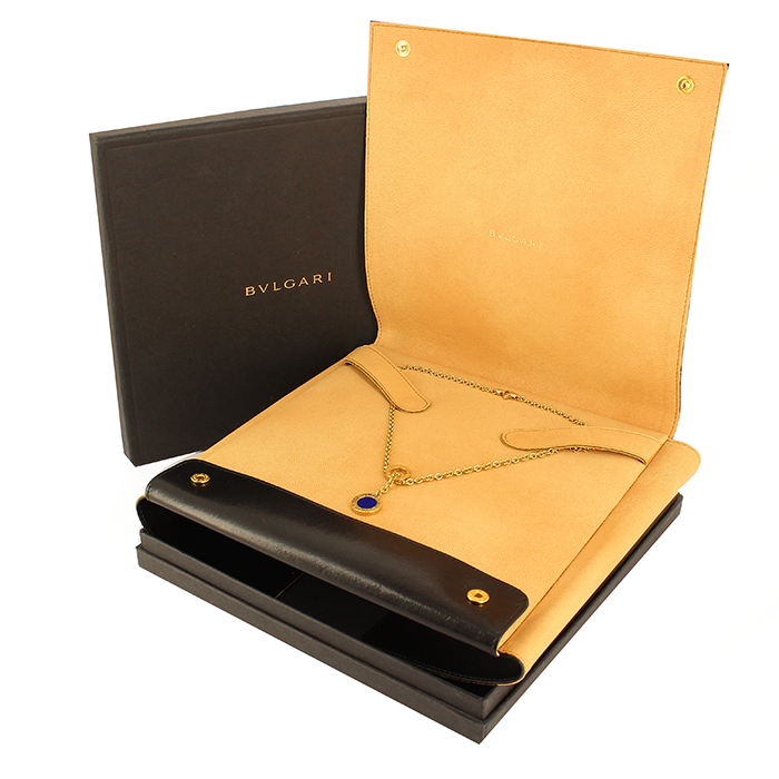 Collana Bulgari Bulgari Bulgari in oro giallo,  lapislazzuli e corallo - Detail D3