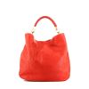 Saint Laurent Roady handbag in red leather - 360 thumbnail