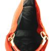 Bolso de mano Saint Laurent Roady en cuero rojo - Detail D2 thumbnail
