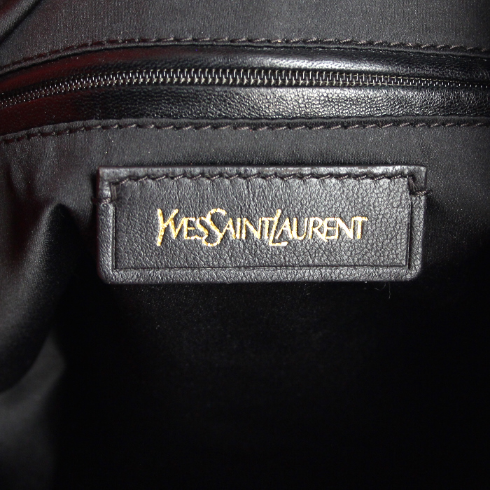 Saint Laurent Roady handbag in red leather - Detail D3