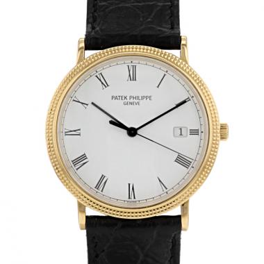 Orologio Patek Philippe Calatrava Clous De Paris in oro giallo Circa  1990