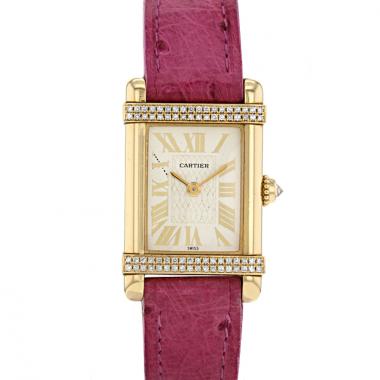 Cartier Tank Chinoise watch in yellow gold Circa  1999