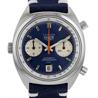 Montre TAG Heuer Carrera Automatic Chronograph Tachymeter en acier Vers  1970