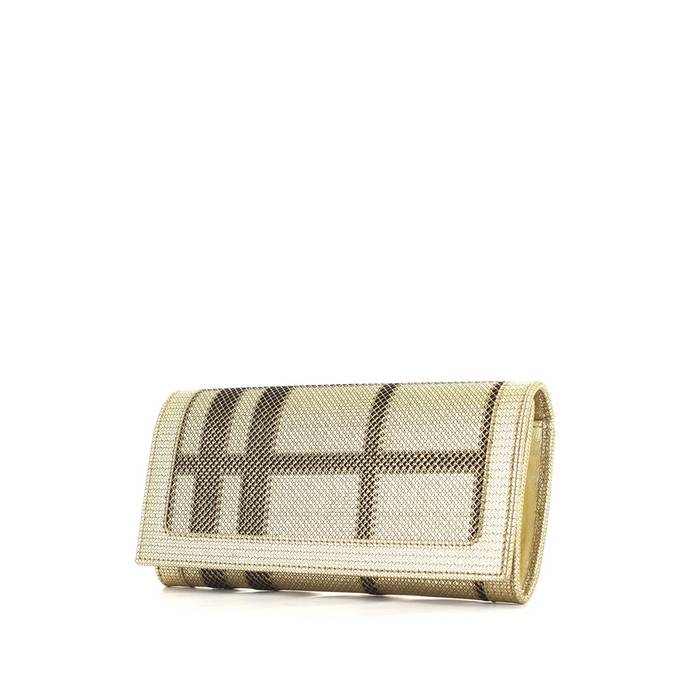 Burberry gold hot sale wallet