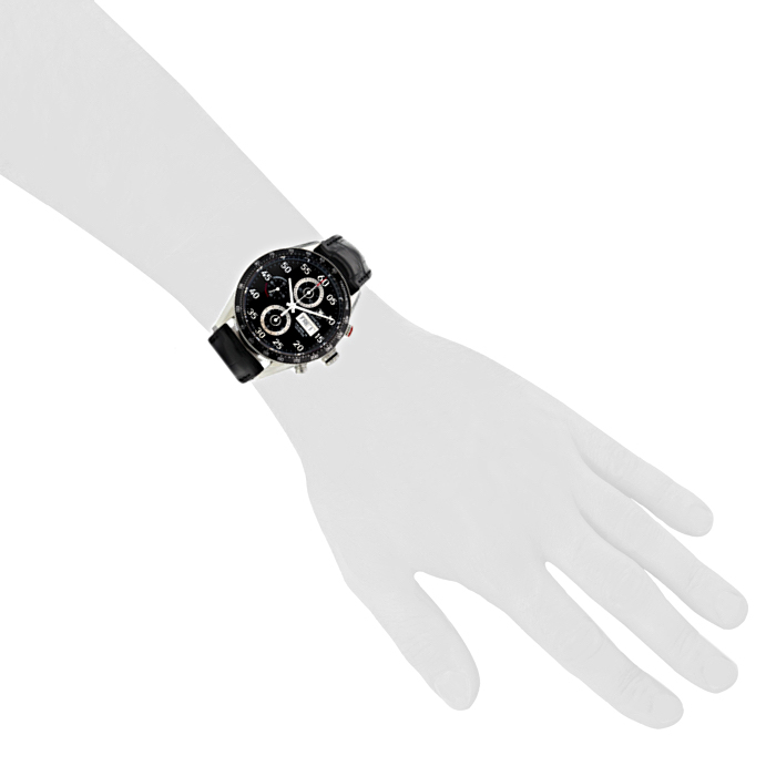 Montre TAG Heuer Carrera-Day Date en acier Vers  2000 - Detail D1