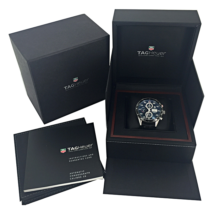 TAG Heuer Carrera-Day Date watch in stainless steel Circa  2000 - Detail D3