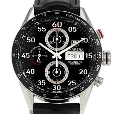 TAG Heuer Carrera-Day Date watch in stainless steel Circa  2000