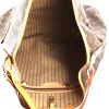 Louis Vuitton shopping bag in monogram canvas and natural leather - Detail D2 thumbnail