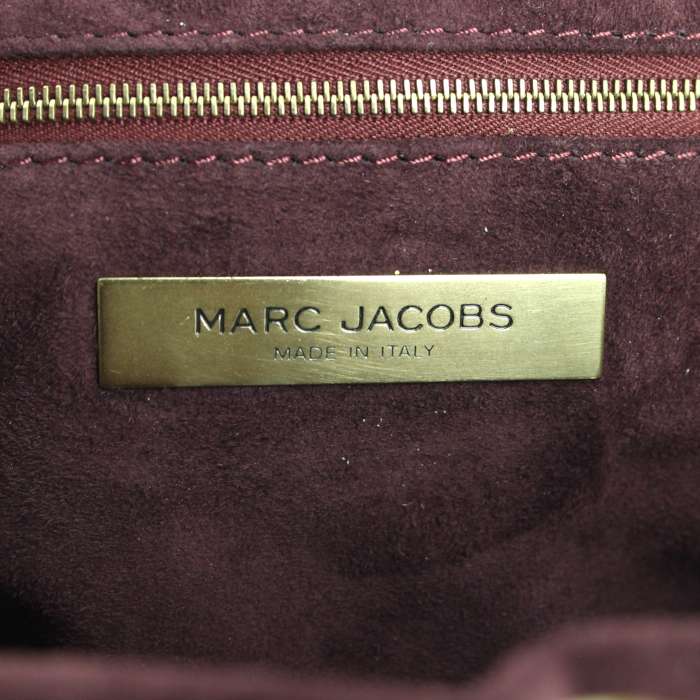 Bolso de mano Marc Jacobs en cuero acolchado verde - Detail D3