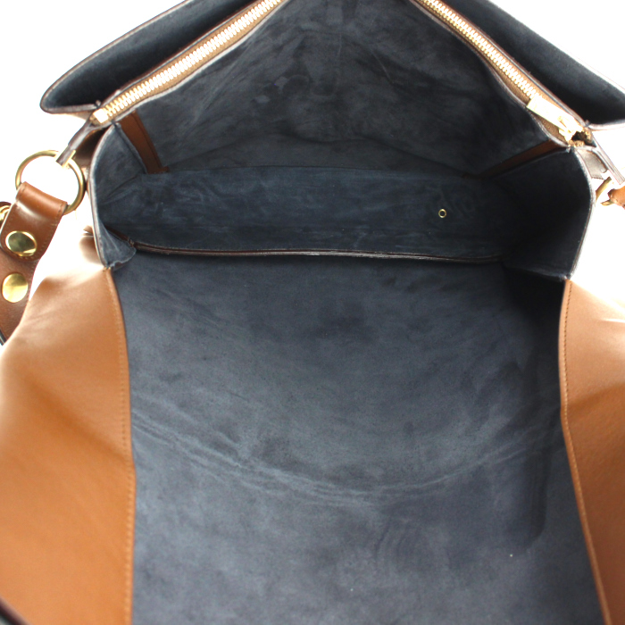 Borsa Celine Blade in pelle marrone - Detail D3