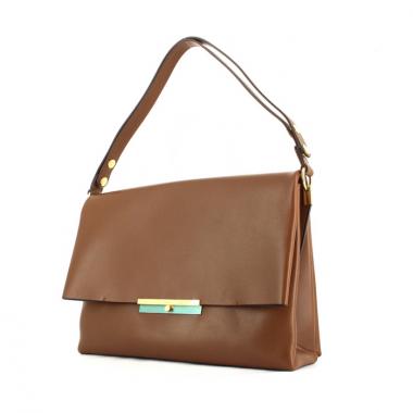 Bolso de mano Celine Blade en cuero marrón