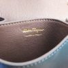 Salvatore Ferragamo handbag in blue leather - Detail D3 thumbnail
