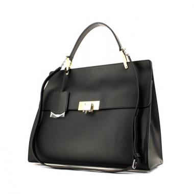 Borsa in pelle nera
