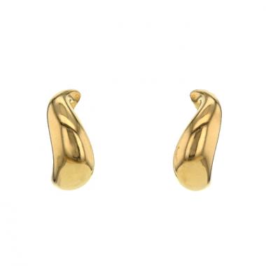 Pendientes Fred Mouvementée en oro amarillo