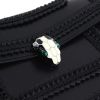Bulgari Serpenti handbag in black leather - Detail D5 thumbnail