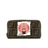 Fendi wallet in brown monogram canvas - 360 thumbnail
