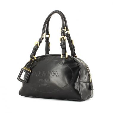 Prada handbag in black leather