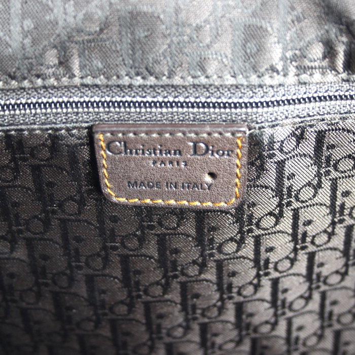 Borsa Gaucho grande in pelle marrone - Detail D3