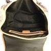 Dior handbag in brown monogram canvas and natural leather - Detail D2 thumbnail