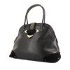 Dior Jeanne handbag in black leather and black suede - 00pp thumbnail
