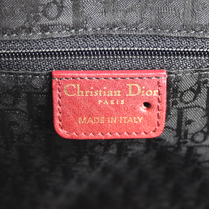 Borsa Jeanne in pelle rossa e camoscio rosso - Detail D3