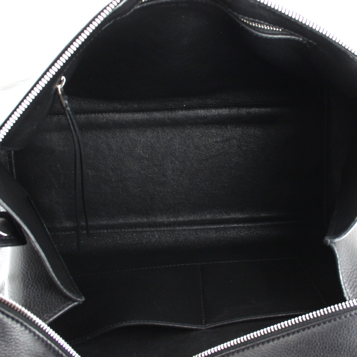 Bolso de mano Celine Edge en cuero negro - Detail D2
