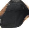 Bolso de mano Yves Saint Laurent Mombasa modelo pequeño en ante y cuero marrón - Detail D2 thumbnail