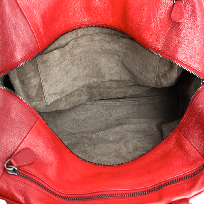 Bottega Veneta handbag in red leather - Detail D2