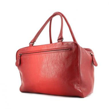 Bolso de mano Bottega Veneta en cuero rojo
